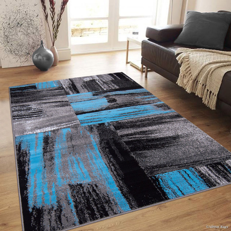 Keeler Abstract Indoor Rug, Rectangle 5' x 6'11"