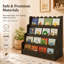 Johnson Wavy Wooden Front Facing Bookshelf-107398883