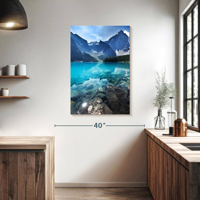 Alvord Alberta Lakeside Mountains, 39" H x 26" W