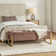 Shanieka 55.3'' W Modern Upholstered Flip Top Storage Bench with Button-Tufted and Metal Foots