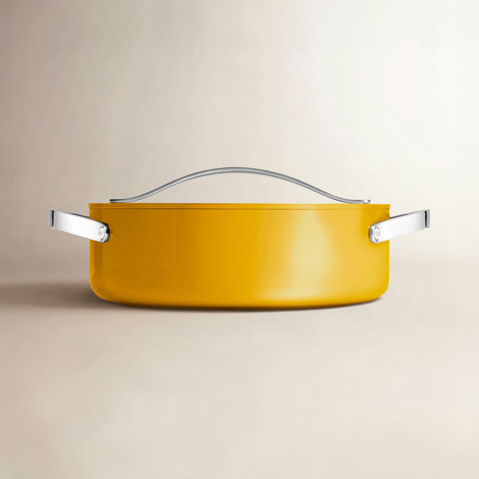 Nonstick Ceramic Braiser, Marigold