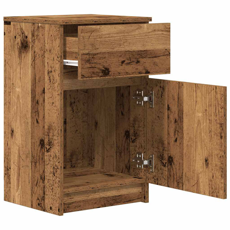 39cm W Manufactured Wood Bedside Table