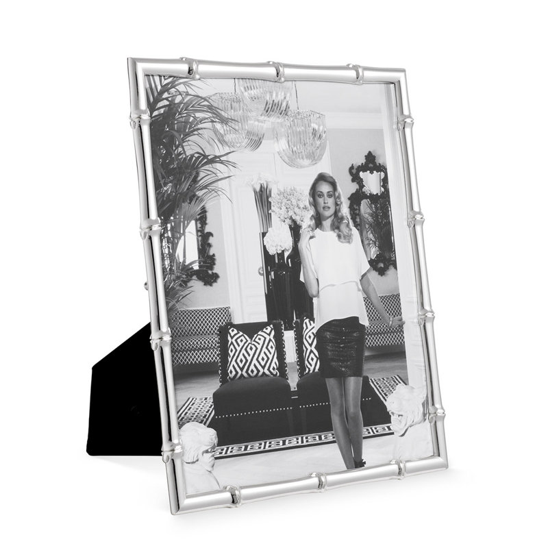 Cadre photo simple en bois Nygaard, Argent, 8 po x 10 po