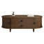 Oval Coffee Table with Storage