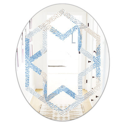 Miroir mural Hexagon Star Design I
