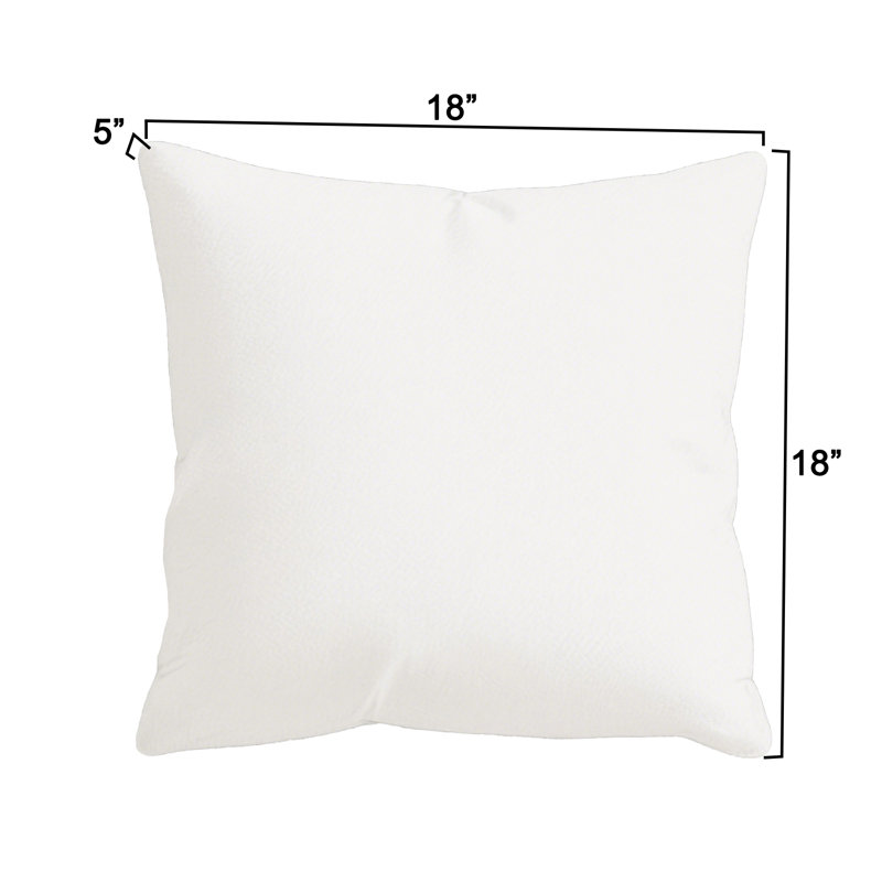Coussin extérieur 18 x 18 pouces, ensemble de 2 coussins d'extérieur, Formes géométriques bleues