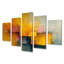 Geometric Pulse Optique Ar VI - Pulse - Art mural moderne pour salon en diamant