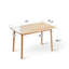 Husno Rectangular Solid Wood Dining Table-27359466-27359445