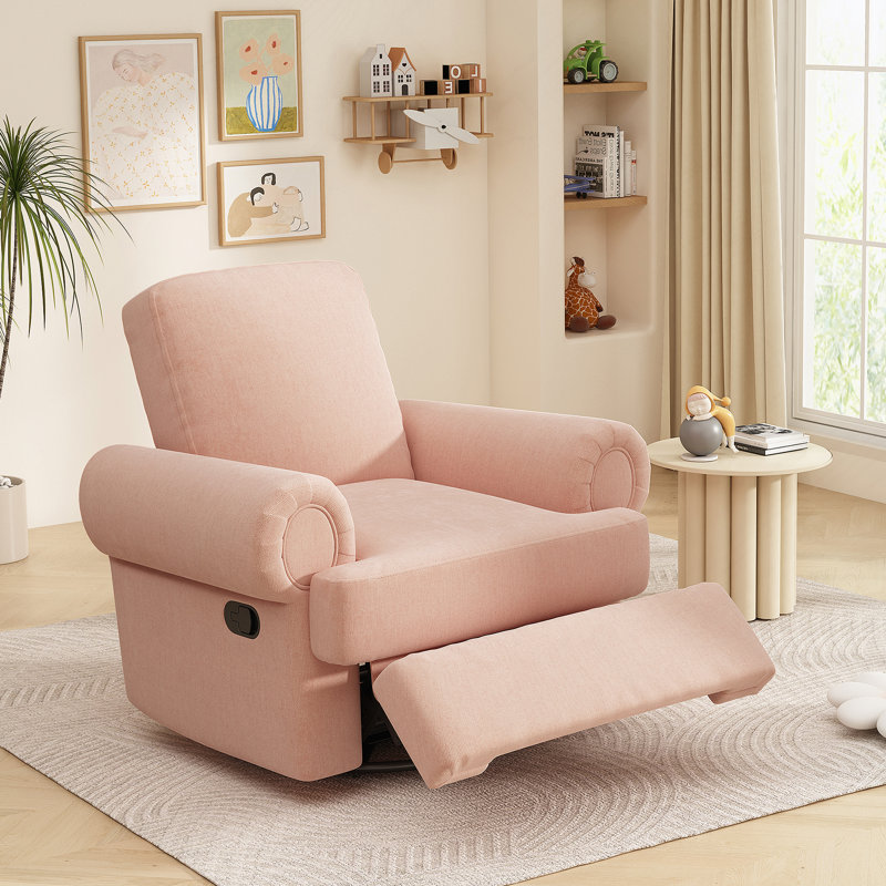 Luxurious Faux Leather Massage Recliner Chair With Swivel Base, Remote Control, And Adjustable Footrest For Ultimate Relaxation