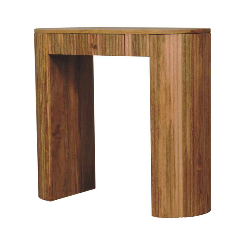 Console droite en bois massif Soba