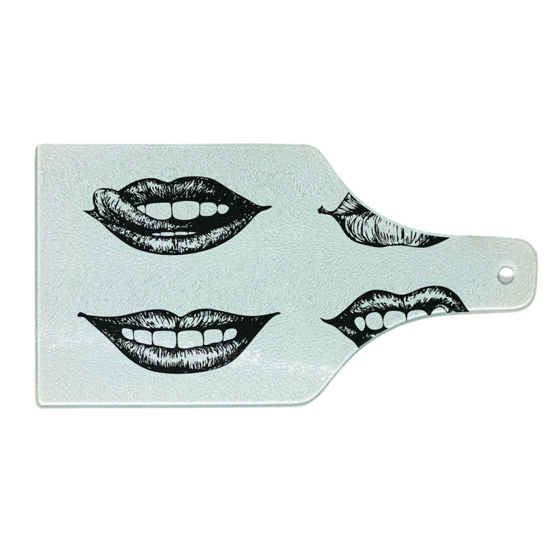 Planche à découper en verre trempé Ambesonne