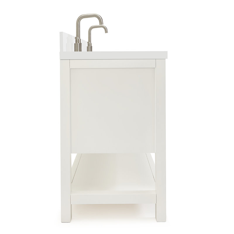 Bayhill 61'' W Double Vanity, White