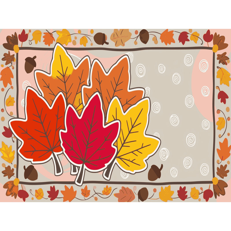 Tapis de Noël East Urban Home, Rectangle 6 pi x 9 pi