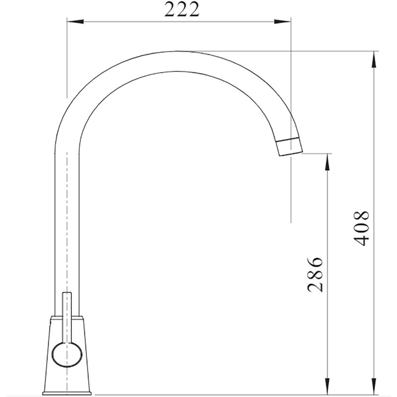 Loop Twin Lever Monobloc Tap