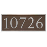 Serif 1-Line Wall Address Plaque