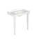 WS Bath Collections Antique 19.5'' Glossy White Ceramic Rectangular Bathroom Sink with Overflow