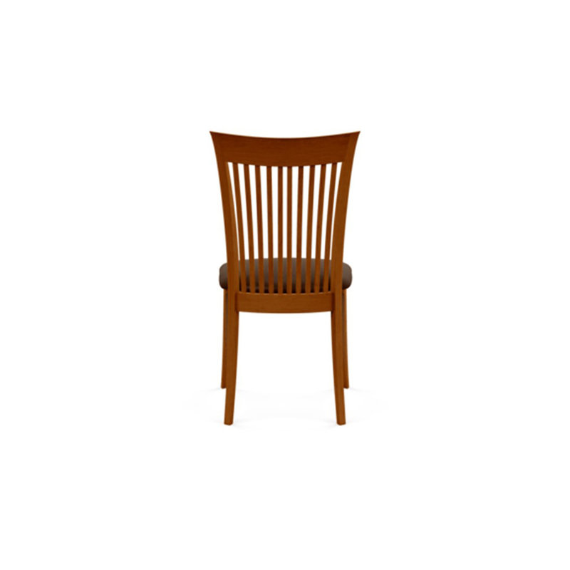 Sarah Upholstered Dining Chair, Coffee Leather, Autumn Cherry