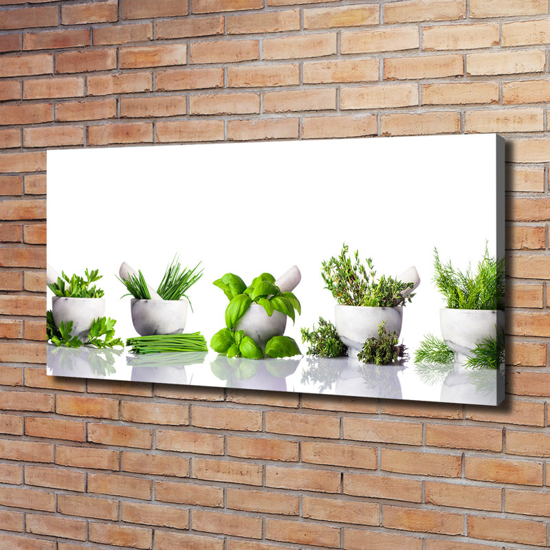 Herbs - Wrapped Canvas Print