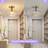 7.99" Glass Semi Flush Mount-2143669575