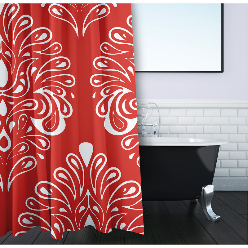 Rideau de douche Kolby, Orange