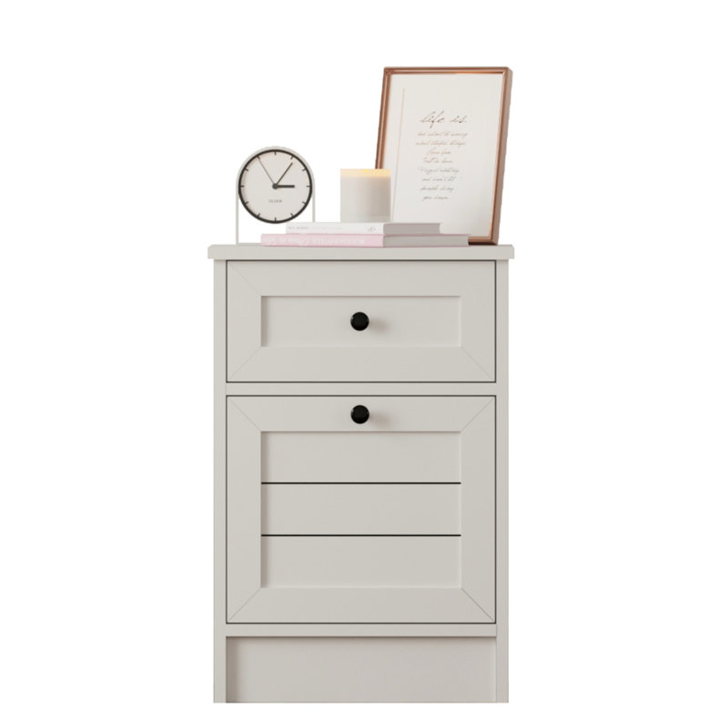 Selmer 45cm W Manufactured Wood Bedside Table