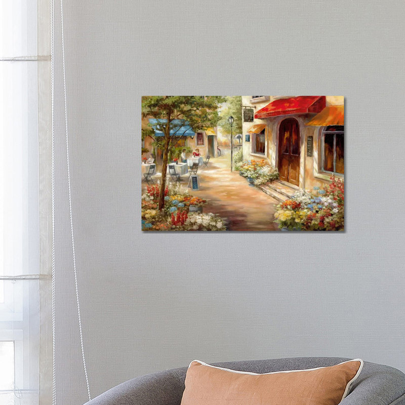 Café Afternoon III by Nan - Painting on Canvas, 66.04 cm H x 45.72 cm W x 1.91 cm D, Wrapped Canvas