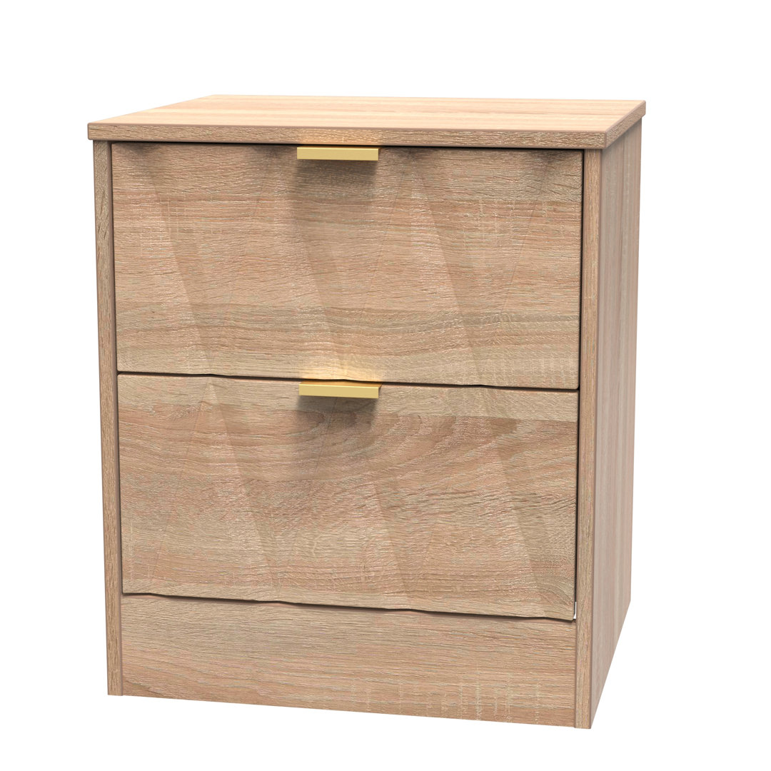 Las Vegas 45cm W Manufactured Wood Bedside Table