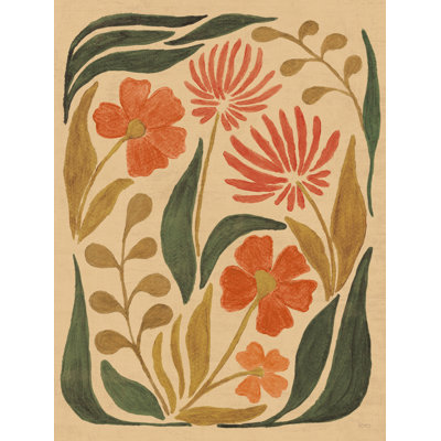 " Bold Floral Abstract II " by Veronique Charron