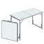 Table de camping pliante d'extérieur réglable en hauteur