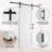 Manufactured Paneled Wood Barn Door with Installation Hardware-93808424-87183456