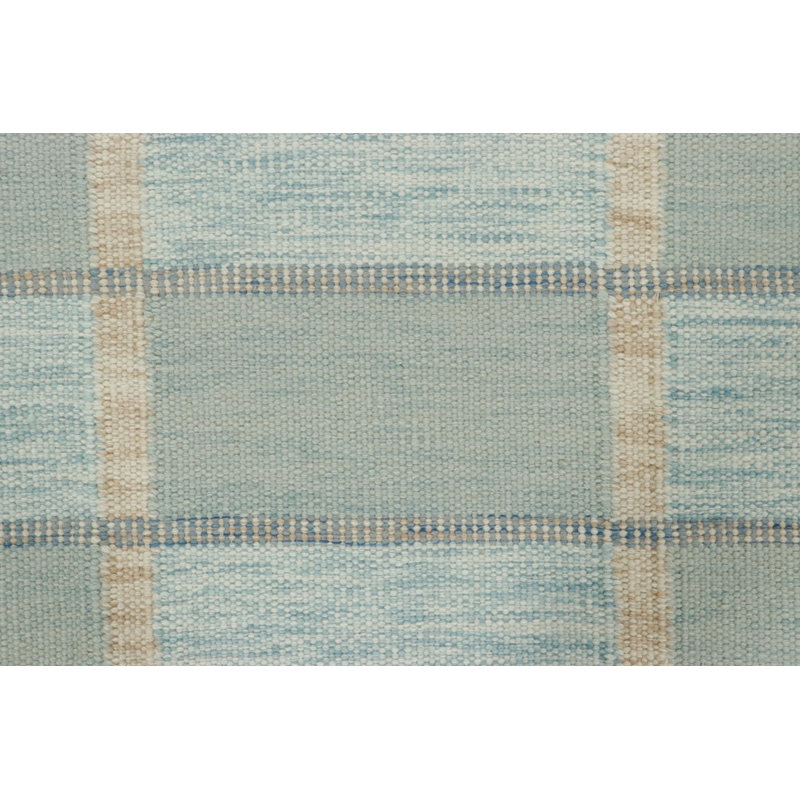 Scandinavian Wool Geometric Area Rug, Rectangle 9' x 12'