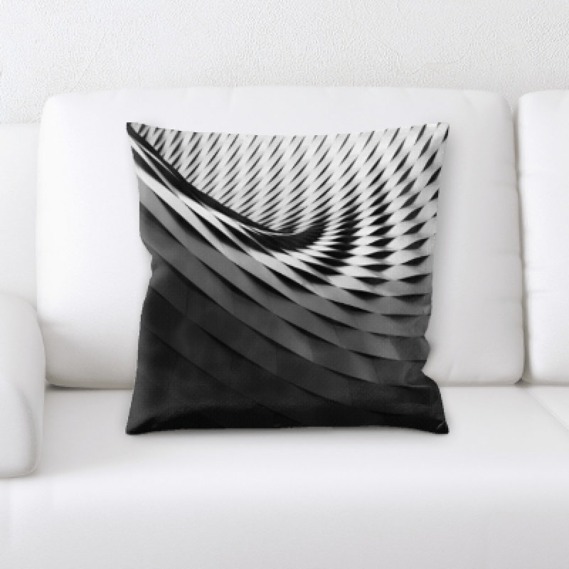 Abstract Shape Patterns Throw Pillow