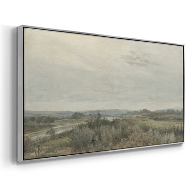 Série paysage - DCXV - Toile tendue avec châssis encadré - Prêt à être accroché
