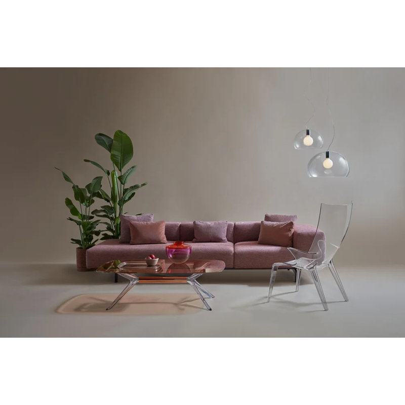 Shibuya Table Vase, Orange/Purple/Gray