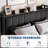 Full Size Lift Up Storage Bed, Upholstered Velvet Bed Frame with Storage Headboard, Metal Platform Bed, No Box Spring Needed, Solid Wooden Slats, Noise Free, Black-283255571-283255570