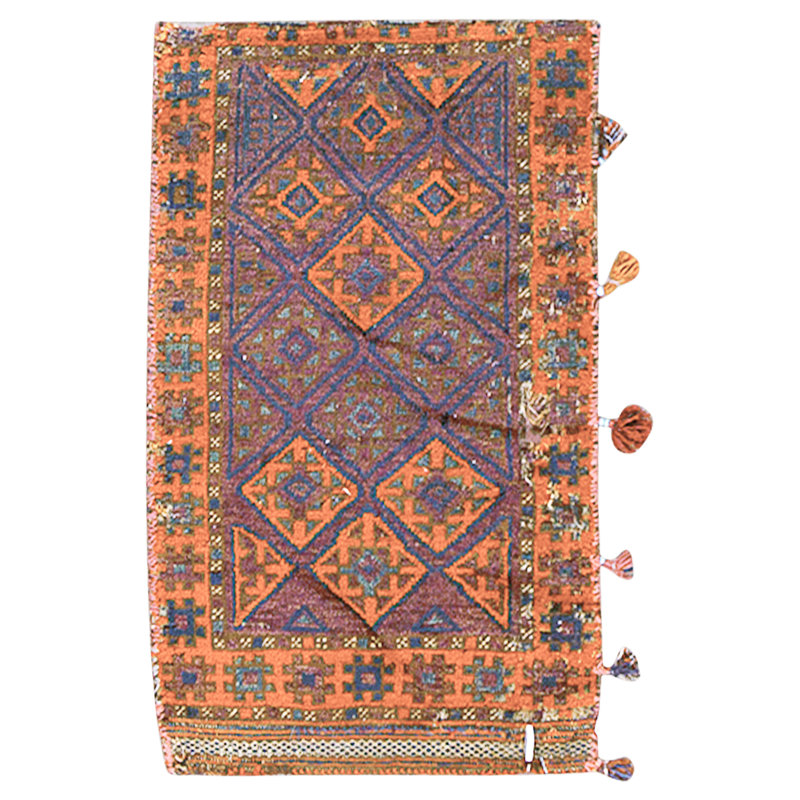 Tapis multicolore de haute qualité noué à la main