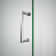 Unidoor Plus 48" W x 30.375" D x 72" H Frameless Pivot Rectangle Shower Enclosure with Fixed Panel