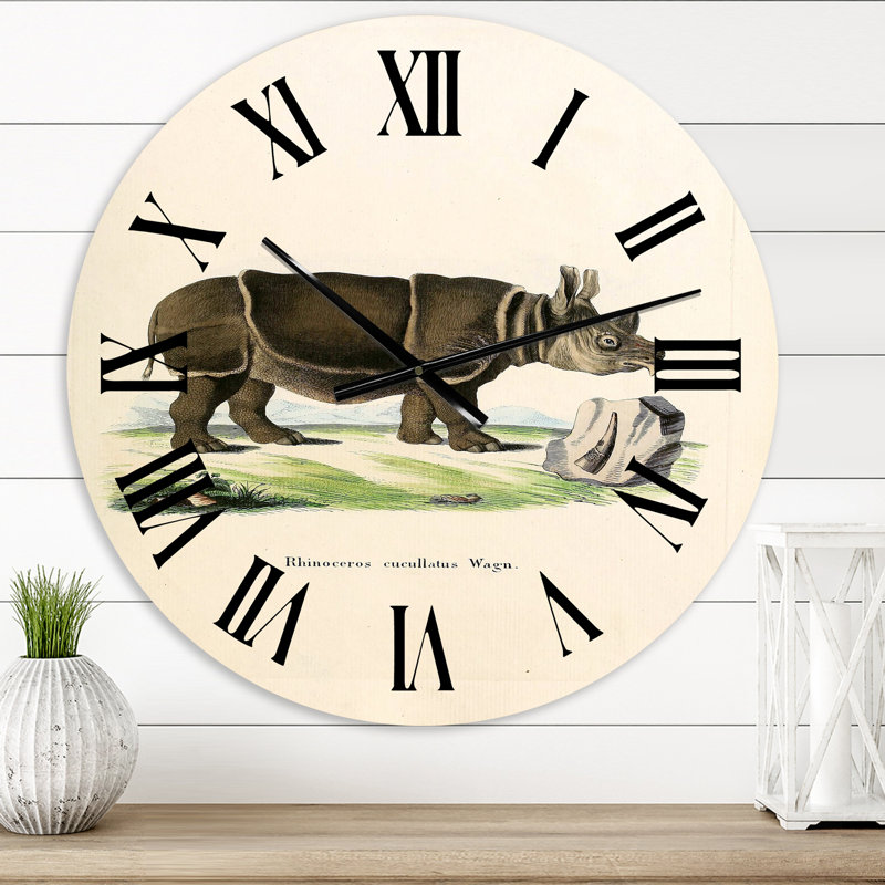 Horloge murale rétro Rhinoceros, Petit