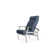 Chaise de patio inclinable avec coussins Askar