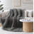 Chunky Knit Blanket Throw-109838823