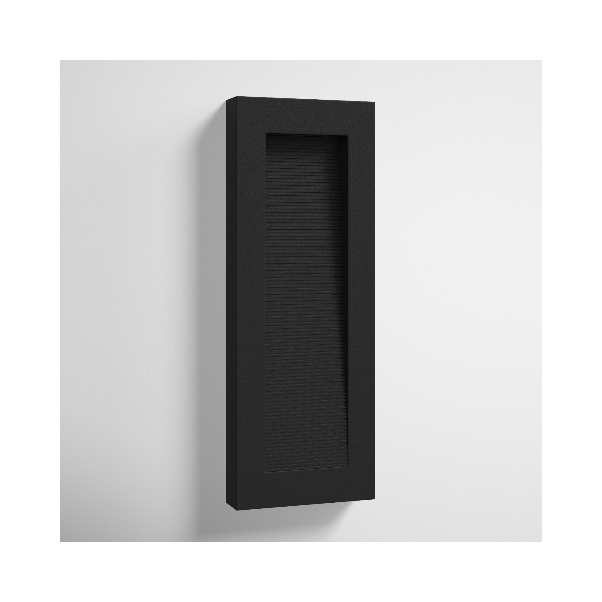 Vossi Outdoor Aluminum LED Wall Light, 22" H x 8" W x 2" D