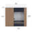 36.5" Single Bathroom Vanity With Cultured Marble Top-1386385431