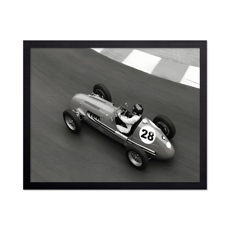 Voiture de course historique, Sans cadre, Poster, H 18 po x l 24 po