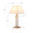 Sidnee Alabaster White/Gold Desk Nightstand Luxe Table Lamp