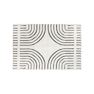 Bohemian Lines Washable Non Slip Area Rugs