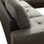 Canapé et chaise longue en flanelle de 103,5 po Taupe-473293631-473293629