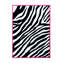 Tapis rose 3 pi 3 po x 5 pi Furnish My Place Zebra-128586018