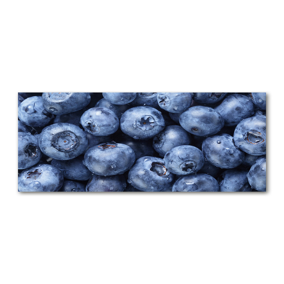 Glasbild Blueberries