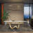 Modern Luxury Rectangular Rock Slab Dining Table-110979208