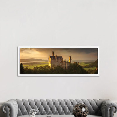 Neuschwanstein 1 Piece Panoramic Wall Art on Canvas